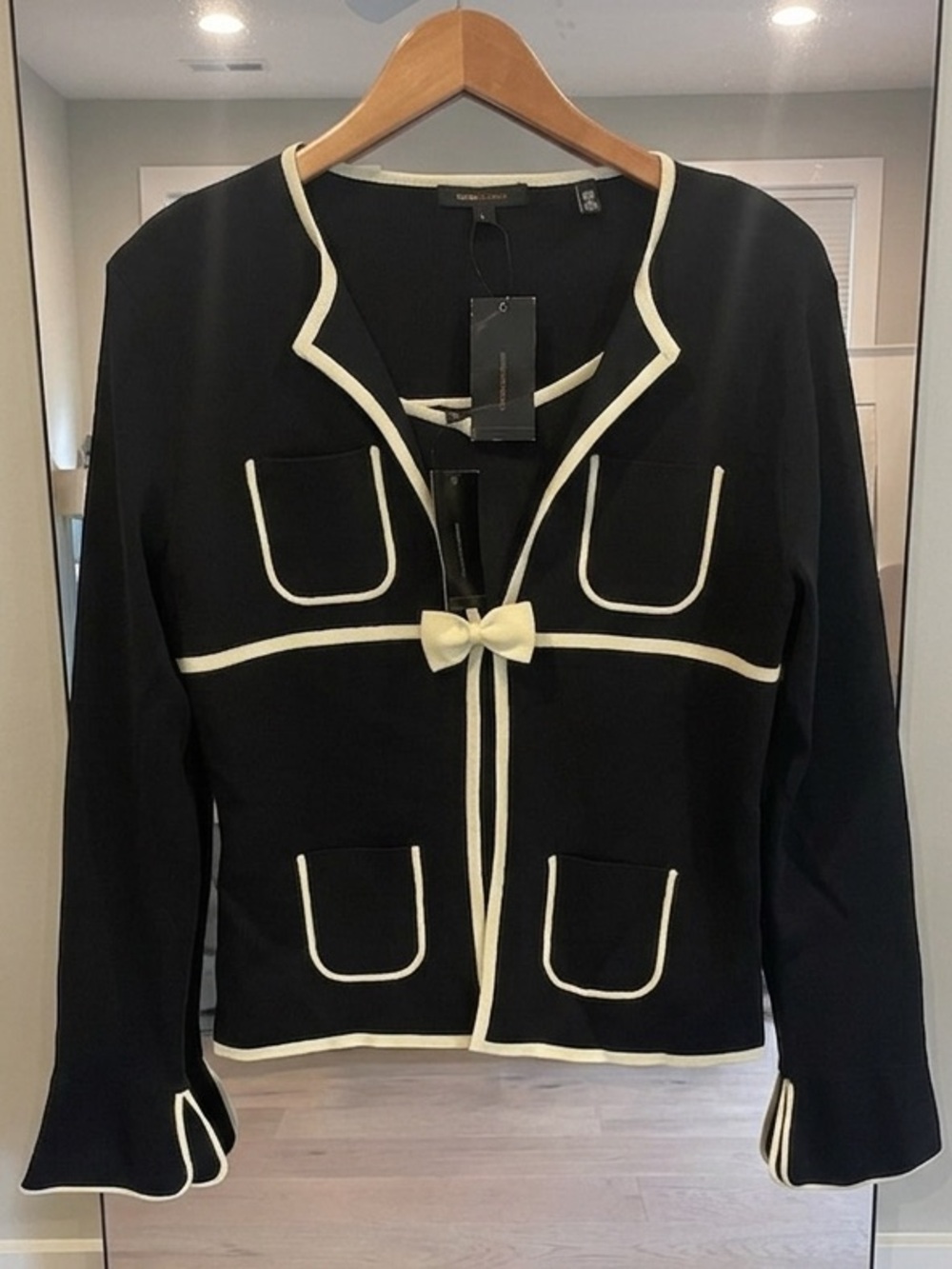 BCBGMaxAzria Twinset Vintage 2pc Cardigan Set - Large